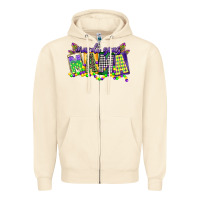 Sandshell mardi gras mama Zipper Hoodie - CowGirlArtShop