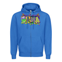 True Royal mardi gras mama Zipper Hoodie - CowGirlArtShop
