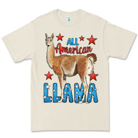 Bone All American Llama Premium Tee - LillyAllenDesigns