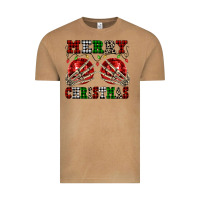 Vintage Camel Merry Christmas skeleton hands boobs Vintage Tee - NancyCooperArtShop