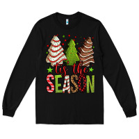 Black tis the season christmas cakes Long Sleeve Tee - Jasminsmagicworld