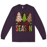 Plum tis the season christmas cakes Long Sleeve Tee - Jasminsmagicworld