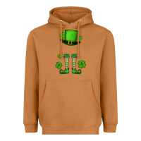 Meerkat Custom name St. Patrick's leprechaun Heavyweight Hoodie - OliviaCreatesArt
