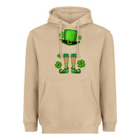 Mushroom Custom name St. Patrick's leprechaun Heavyweight Hoodie - OliviaCreatesArt