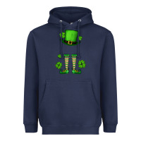Custom Name St. Patrick's Leprechaun Heavyweight Hoodie | Teevron