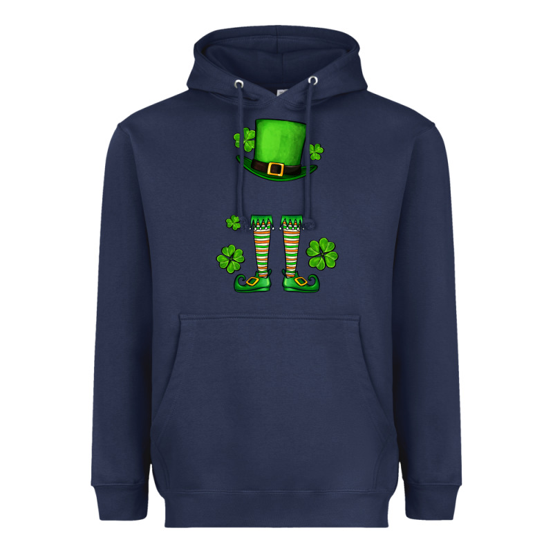 Custom Name St. Patrick's Leprechaun Heavyweight Hoodie by OliviaCreatesArt | Teevron