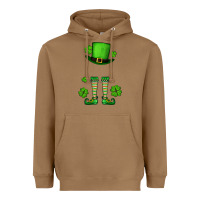 Toasted Coconut Custom name St. Patrick's leprechaun Heavyweight Hoodie - OliviaCreatesArt