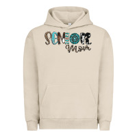 Pigment French Oak senior mom Urban Hoodie - CowhideDigitalArt