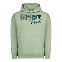Pigment Oil Green senior mom Urban Hoodie - CowhideDigitalArt