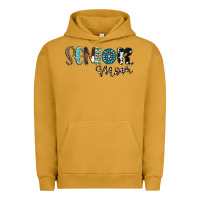 Pigment Peanut Butter senior mom Urban Hoodie - CowhideDigitalArt