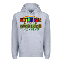 Heather Grey Rainbows pinches good luck wisher St. Patrick's Premium Hoodie - CowGirlArtShop