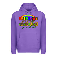 Purple Rainbows pinches good luck wisher St. Patrick's Premium Hoodie - CowGirlArtShop