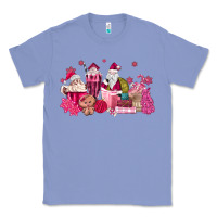 Colony Blue pink santa coffee Classic Tee - MaliasSmallBusiness