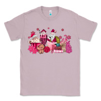 Lilac pink santa coffee Classic Tee - MaliasSmallBusiness