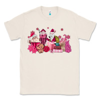 Natural pink santa coffee Classic Tee - MaliasSmallBusiness