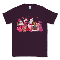 Plum pink santa coffee Classic Tee - MaliasSmallBusiness