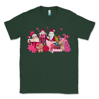 Sports Green pink santa coffee Classic Tee - MaliasSmallBusiness