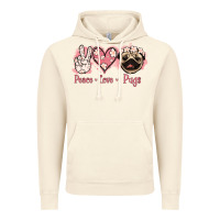 Vintage Artic Peace Love Pugs Vintage Hoodie - Jasminsmagicworld