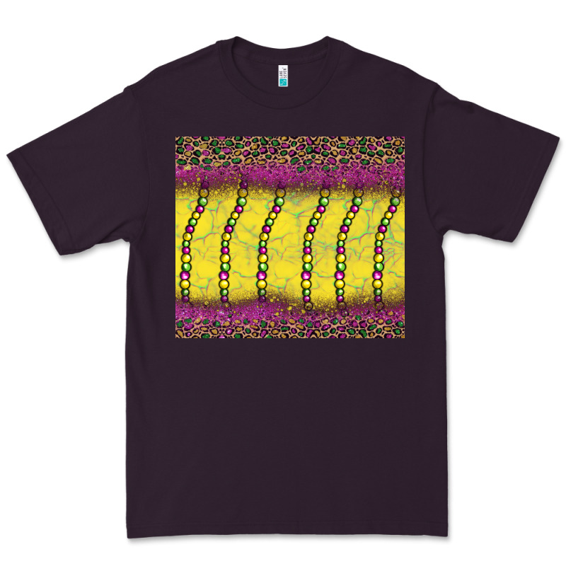 Mardi Gras Bead Leopard Premium Tee by BarkalooDesign | Teevron