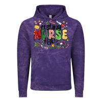 Cloud Purple resting nurse face Vintage Hoodie - MaliasSmallBusiness