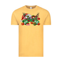 Vintage Mustard Christmas Game Controller Vintage Tee - MaliasSmallBusiness
