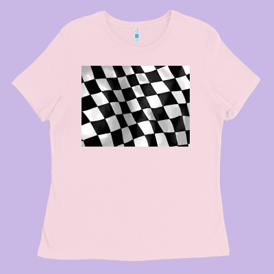 Race Flag 3200x2400 Ladies Tee Designed By Adodesignshop
