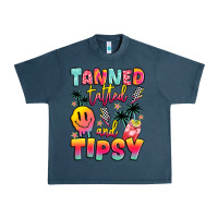 Midnight Navy tanned tattled and tipsy Urban Heavy Tee - JahusDesignShop