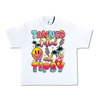 White tanned tattled and tipsy Urban Heavy Tee - JahusDesignShop