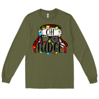 Army Green oh fudge Christmas story Long Sleeve Tee - Jasminsmagicworld