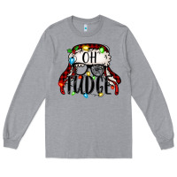 Heather Grey oh fudge Christmas story Long Sleeve Tee - Jasminsmagicworld