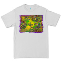 Dove Grey mardi gras background Premium Tee - BarkalooDesign