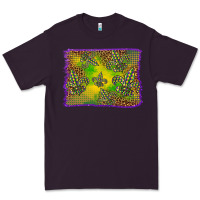 Plum mardi gras background Premium Tee - BarkalooDesign
