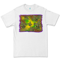 White mardi gras background Premium Tee - BarkalooDesign