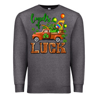 Charcoal Heather St. Patrick's Day loads of truck Premium Sweatshirt - OliviaCreatesArt