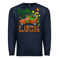 Navy St. Patrick's Day loads of truck Premium Sweatshirt - OliviaCreatesArt