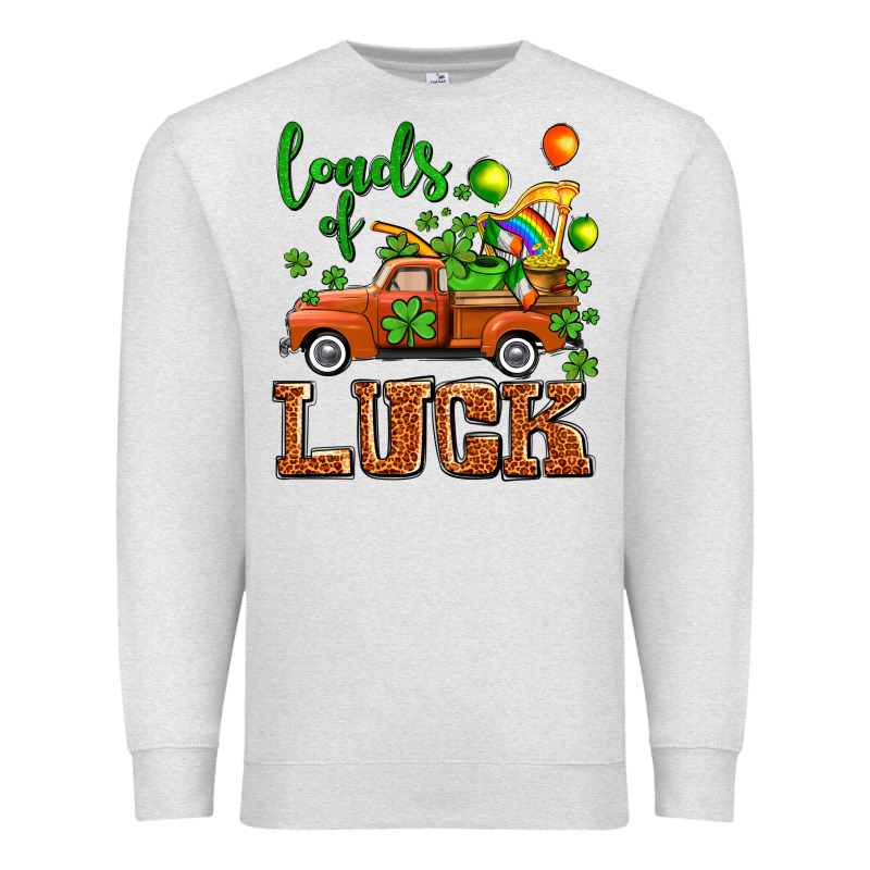 St. Patrick's Day Loads Of Truck Premium Sweatshirt by OliviaCreatesArt | Teevron