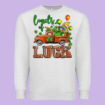 St. Patrick's Day Loads Of Truck Premium Sweatshirt Designed By Oliviacreatesart