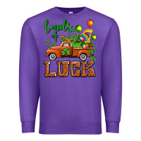 Purple St. Patrick's Day loads of truck Premium Sweatshirt - OliviaCreatesArt