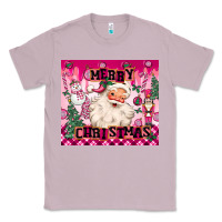 Merry Pink Christmas Santa Classic Tee | Teevron