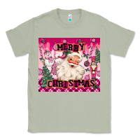 Matcha merry pink christmas santa Classic Tee - MaliasSmallBusiness