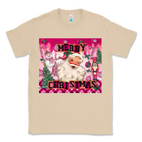 Mushroom merry pink christmas santa Classic Tee - MaliasSmallBusiness