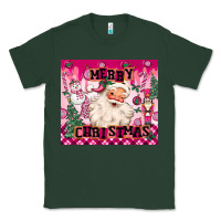 Sports Green merry pink christmas santa Classic Tee - MaliasSmallBusiness