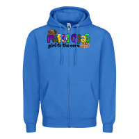 True Royal mardi gras girl to the core Zipper Hoodie - CowGirlArtShop