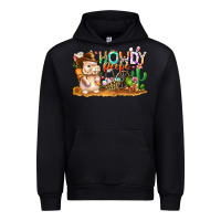 Black Easter Howdy Peeps Bunny Urban Hoodie - CowhideDigitalArt