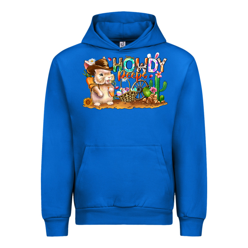 Easter Howdy Peeps Bunny Urban Hoodie by CowhideDigitalArt | Teevron
