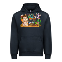 Navy Easter Howdy Peeps Bunny Urban Hoodie - CowhideDigitalArt