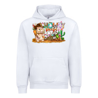 White Easter Howdy Peeps Bunny Urban Hoodie - CowhideDigitalArt
