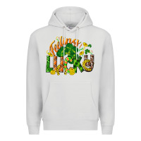 Dove Grey Feeling lucky St. Patrick's Day Premium Hoodie - CowGirlArtShop