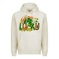 Oatmeal Heather Feeling lucky St. Patrick's Day Premium Hoodie - CowGirlArtShop