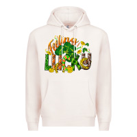 Pale Pink Feeling lucky St. Patrick's Day Premium Hoodie - CowGirlArtShop